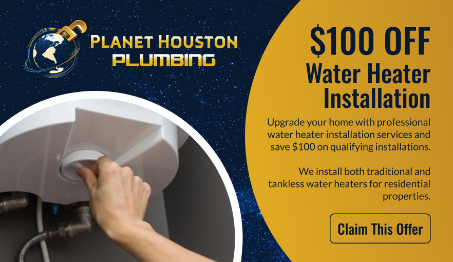 100 OFF Water Heater Installation