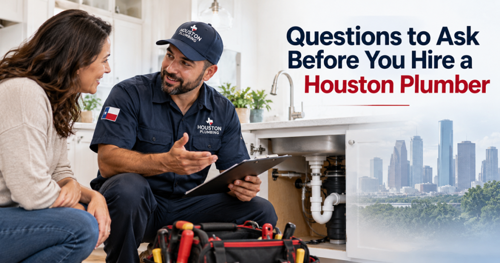 hire plumber in Houston